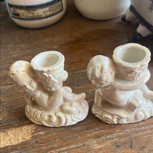 Vintage Elegant Cherub Candle Holders